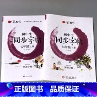 全2册-7年级上册+下册 同步字帖 [正版]七年级上册下册数学专项训练初中生运算计算题必刷题升级卡同步练习册人教版初一基