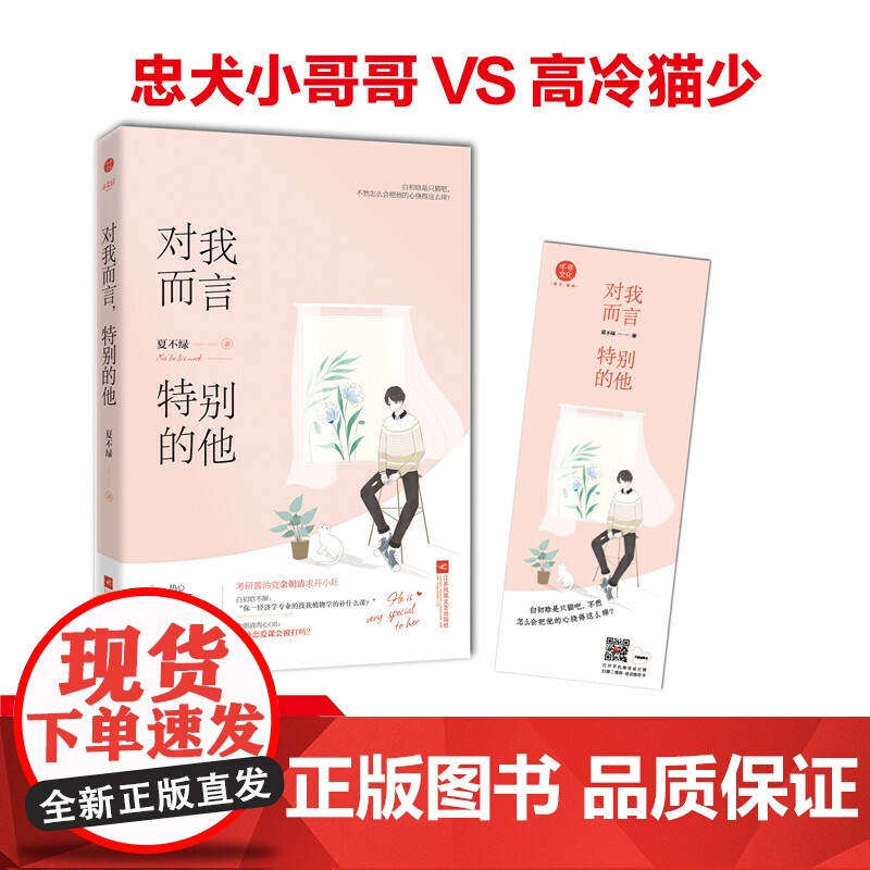 对我而言,特别的他 夏不绿著 花火小美好现代都市青春文学校园奇幻甜宠爱情言情小说书籍 千寻文化