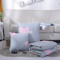 家柏饰(CORATED)夏凉空调被车载抱枕被子两用办公室靠垫被沙小靠枕