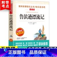 [六下]鲁滨逊漂流记 [正版]老师力荐汤姆索亚历险记爱阅读快乐读书吧小学生语文课外自主阅读书三四五六年级文学名著阅读六年