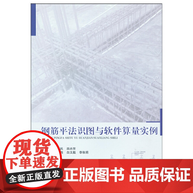 钢筋平法识图与软件算量实例 田杰芳 中国建筑工业出版社 正版书籍