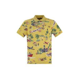 Polo Ralph Lauren定制版POLO衫男士复古刺绣假日小熊Polo衫