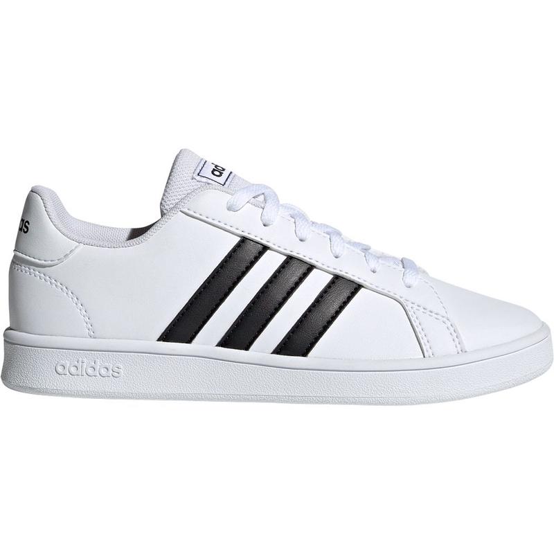阿迪达斯(adidas)儿童运动鞋小白鞋透气舒适减震休闲板鞋