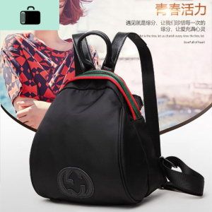 百搭韩版时尚小巧女士双肩包2020新款女轻便夏天可爱迷你小包背包NEW LAKE 黑色 黑色