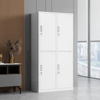 鑫金虎(XIN JIN HU)钢制四门更衣柜铁皮柜员工储物柜宿舍衣柜寄存柜