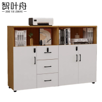 智叶舟办公矮柜3门3抽160*40*109cm台