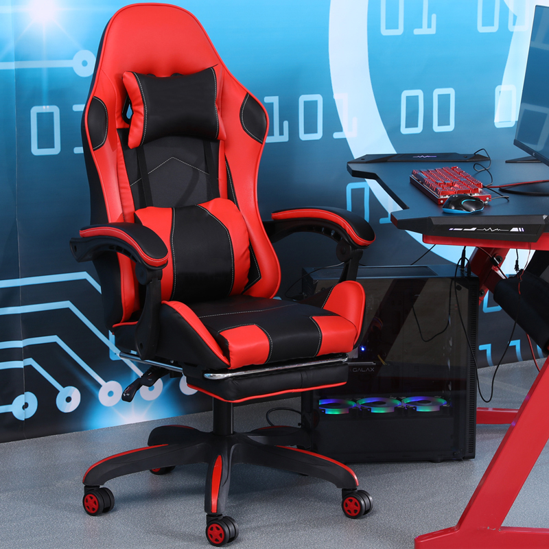 电竞椅游戏椅子家用学生电脑椅网吧竞技主播靠背升降可躺座椅