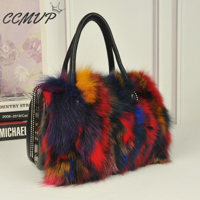 CCMVP品牌自营质量保证-CCMVP休闲品牌手提皮女2019时尚单肩斜挎百搭七彩镶钻女士气质彩色默认颜色