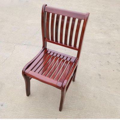 质凡会议室会议椅培训椅实木职员办公椅会客椅 橡木款