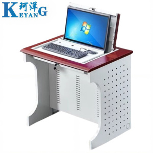 珂洋 翻转电脑桌 单人位胡桃色 张