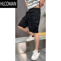 HLCOMAN2025夏季新款潮流ins五分裤男士工装裤宽松潮牌百搭短裤