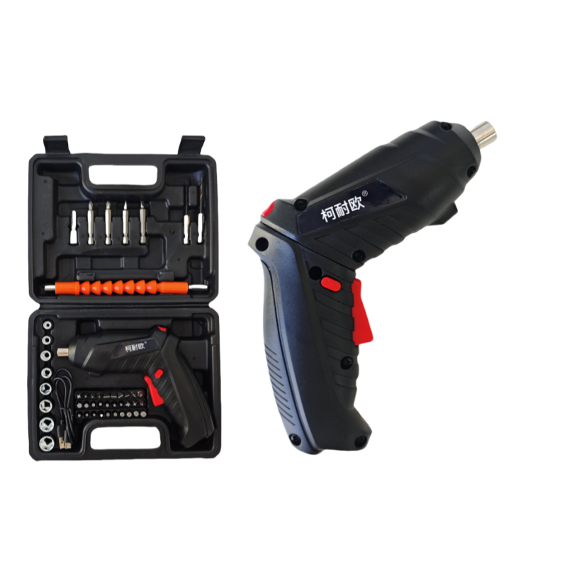 柯耐欧充电式3.6V电动螺丝刀折叠手电钻起子/47PCS/套