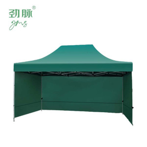 劲脉 三面防雨帐篷 墨绿六棱+3*4.5*2.1M 顶