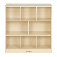华森葳儿童家具 米兰花园8格柜-桦木纹