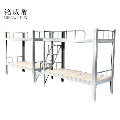 铭威盾钢制组合床两连体双层铁床 全拆装上下铺上床下桌学生公寓床铁床