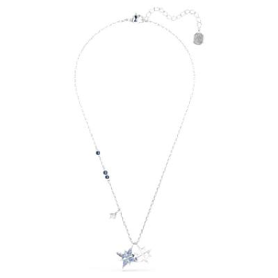 Swarovski闪耀星河蓝锆石项链女款可调节长度星辰吊坠礼物