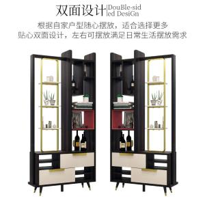 客厅轻奢隔断柜玄关酒柜装饰鞋柜间厅柜屏风双面后现代进厅柜