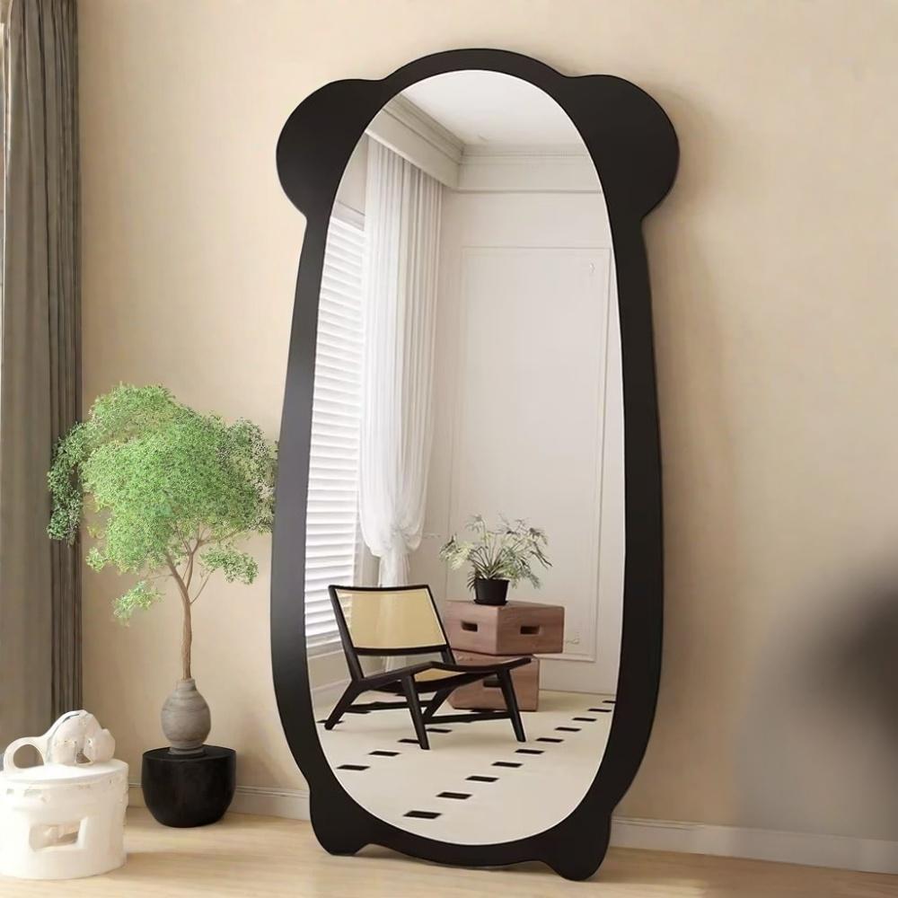 穿衣镜入户ins风全身镜贴墙试衣镜女生卧室落地镜家用高级感镜子