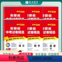 语文 九年级/初中三年级 [正版]备考2024安徽省中考试卷精选语文数学英语考前冲刺试卷2023年安徽省中考语数英真题精