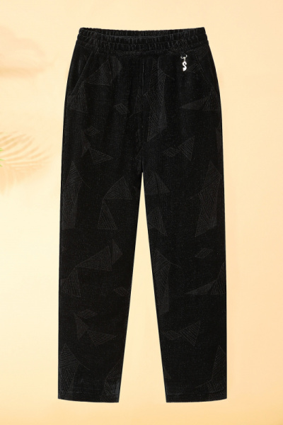 新款妈妈裤子洋气中老年人40-60岁松紧腰长裤加棉加厚保暖长裤子