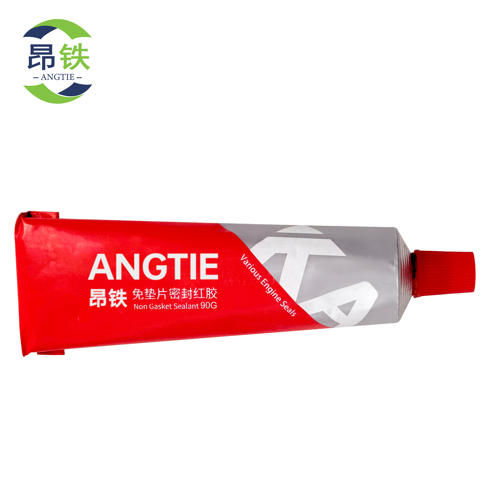 昂铁免垫片平面密封胶588胶红胶90g支