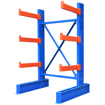 臻远ZY-XBS-03悬臂式重型货架仓库厂房货架承载300KG/臂单臂三层主架臂长50cm