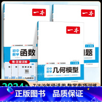 [3册]数学函数+应用题+几何 初中通用 [正版]2025新版初中数学压轴题训练七八九年级人教版北师大版 计算题强化
