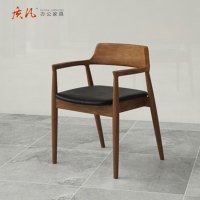 质凡大型实木会议桌简约办公桌洽谈桌椅 配套椅子