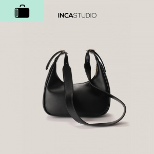 宽肩带斜挎包简约百搭小众腋下包2020流行包包韩版新款潮NEW LAKE女士单肩包