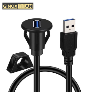 GINOXTITAN USB面板延长线 卡扣式 S2M