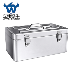 立伟铁牛双层不锈钢工具箱特大号/个