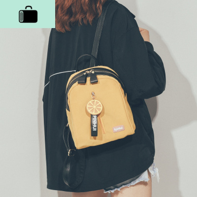 韩版上新ins超火双肩包小包2020新款时尚百搭女士迷你背包旅行包NEW LAKE