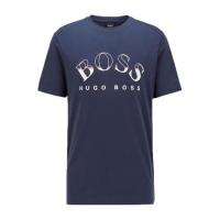 Hugo Boss男士圆领短袖印花运动T恤舒适透气百搭设计