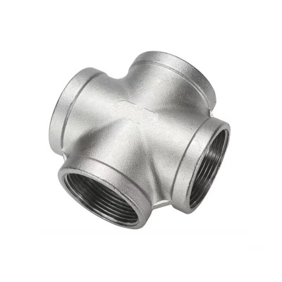 伟鹏双兴 304不锈钢丝扣四通 DN100(4寸) 个