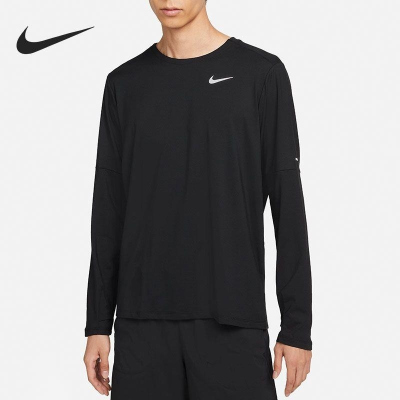 Nike/耐克长袖T恤跑步训练运动休闲速干透气圆领男装DD4755-010 C