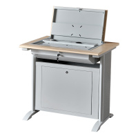 臻远 翻转桌显示器隐藏式培训桌 ZY-FZZC-01 800*600*750mm