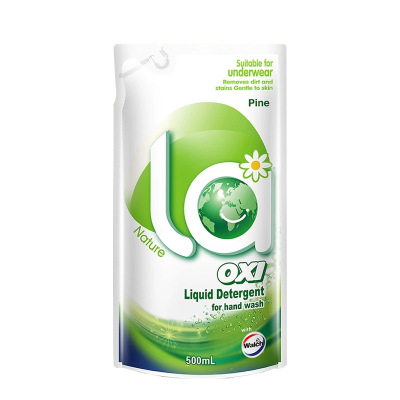 Walch/威露士洗衣液家用家庭装la有氧洗 500ml绿色袋装