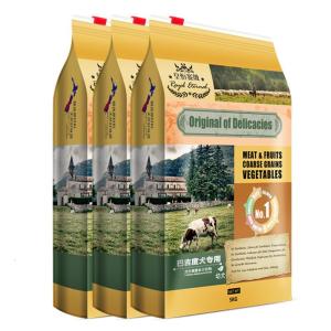 巴吉度猎犬狗粮专用幼犬粮宠物美毛犬主粮牛肉味30斤 默认颜色 牛肉味