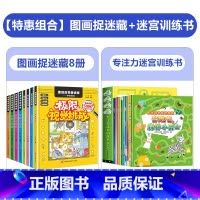 [全套18册]图画捉迷藏+名著捉迷藏+专注力迷宫训练书 [正版]隐藏的图画 全套8册 四大名著图画捉迷藏 找东西的图画书