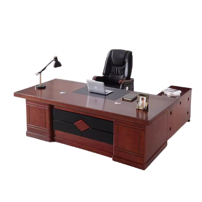 迅迈 1.6米老板桌不含椅800*1600*750mm 总裁桌 简约现代老板办公桌 大班台 主管桌