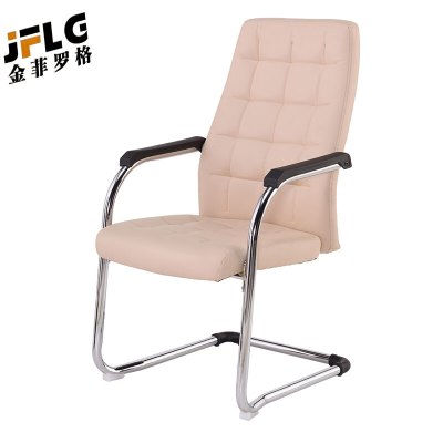 金菲罗格电脑椅办公椅人体工学椅舒适弓形椅米色