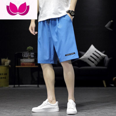 七斓七分裤男款夏季薄款冰丝休闲裤男士宽松运动长短裤工装7分裤子潮