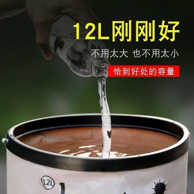 家柏饰(CORATED)便携式折叠水桶 专用洗车桶折叠桶汽车旅行车用 钓鱼可折叠伸缩桶