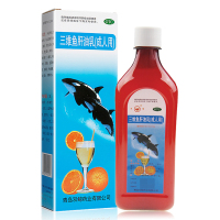 双鲸 三维鱼肝油乳380ml 用于预防和治疗因成人维生素A及D C缺乏所引起的各种疾病 如夜盲症 眼干燥症 角膜软化症