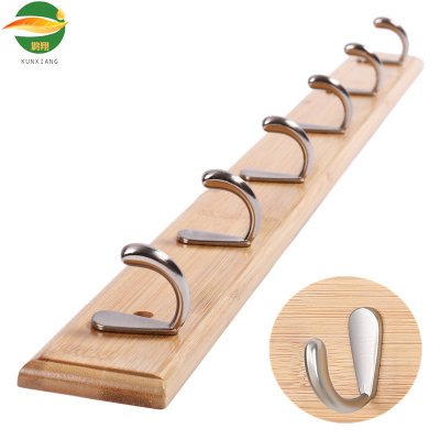 鹍翔八勾实木衣帽架89CM/个