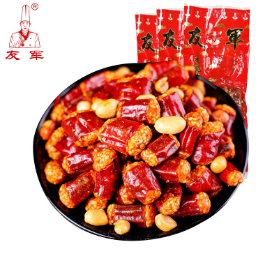 友军香脆椒200g*3袋干辣椒花生米麻辣花生酥脆小吃下酒菜零食品