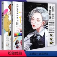 [正版]套装3册 上色选对位置用对色+辅助线学漫画的有效方法+光影线·高级灰 漫画基础 动漫绘画技法漫画入门教程中