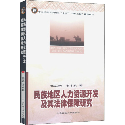 民族地区人力资源开发及其法律保障研究