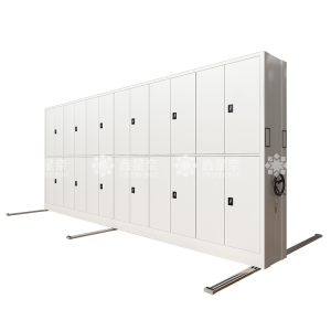 鑫星奈 电动密集架移动档案柜钢制轨道密集柜 一列6组