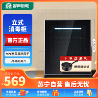 容声消毒碗柜立式家用高温大容量厨房消毒柜商用二星级消毒A80 二星级 50L 双层0臭氧紫外线50A80